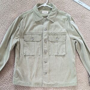 Taylor Stitch Olive Green Lightweight Shirt Jacket